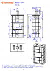 Romotop Baracca 10 teljes kerámia borítású hőtárolós kandalló