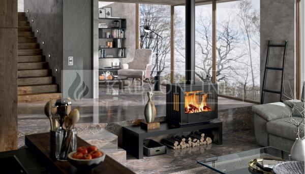 Hergóm GLANCE L liatinové krbové kachle bez nožičiek krbyonline