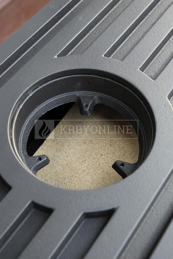 Hergóm GLANCE L liatinové krbové kachle bez nožičiek krbyonline