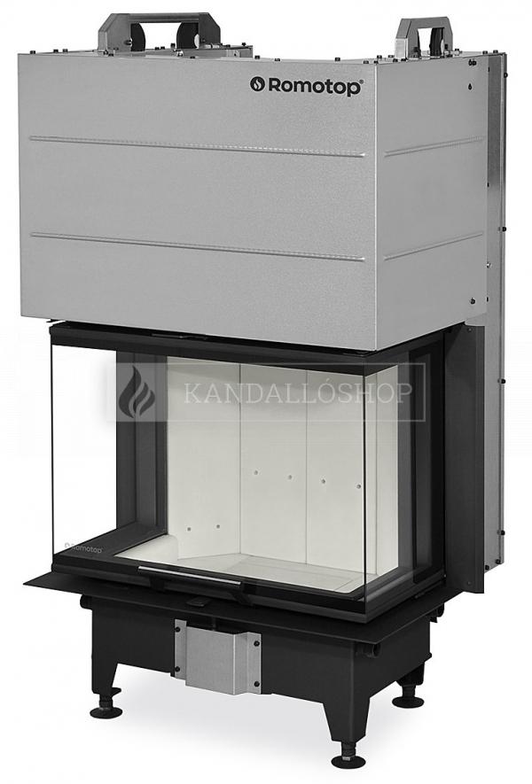 Romotop Heat C 2g L 65.52.31.21 minőségi acél, légfűtéses,három oldali kandallóbetét liftes ajtóval kandalloshop
