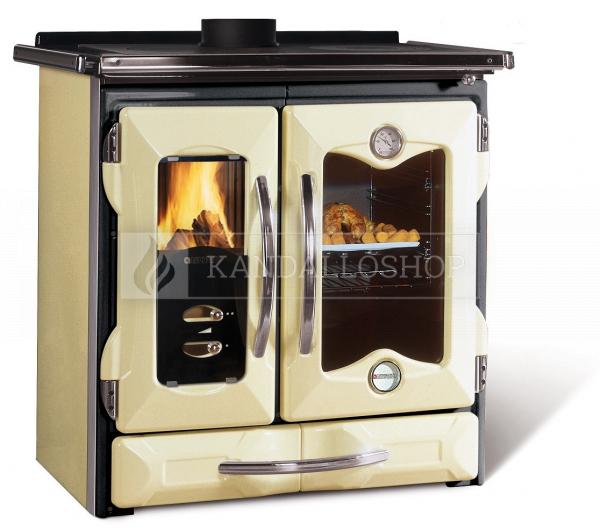 La Nordica Mamy öntvény sparhelt zománcozott lemezzel borítva kandalloshop