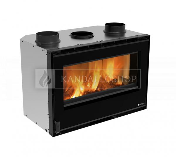 La Nordica Insert 80 légfűtéses acél kandallóbetét ventilátorral és samott és öntöttvas tűztérrel kandalloshop