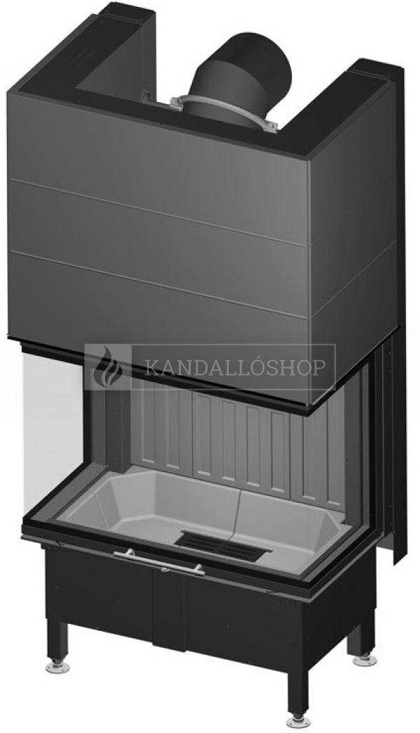 Spartherm Arte 3RL 80h három oldali kandallóbetét liftes tolóajtóval és osztott üveggel kandalloshop