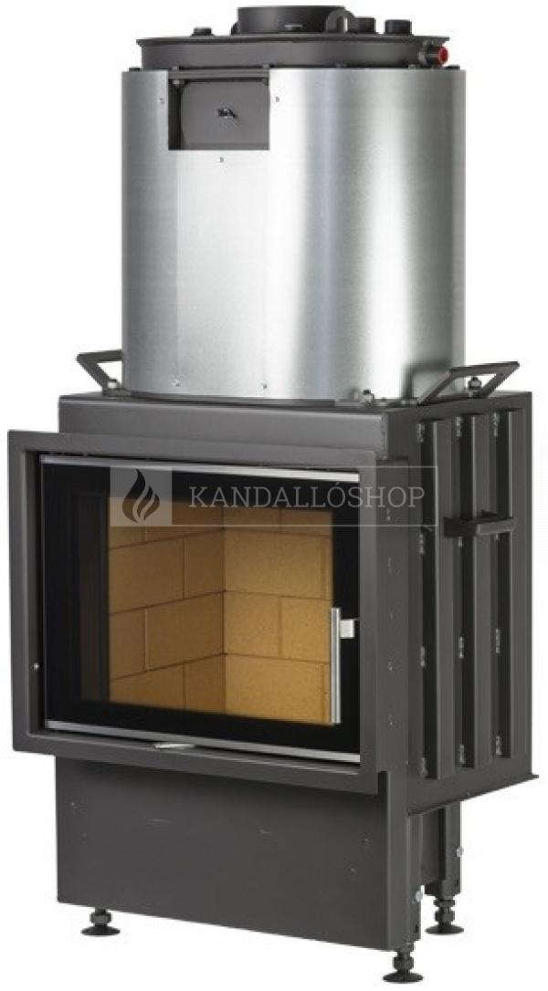 Kobok Chopok 730/450 510 sík üvegú, vízteres kandallóbetét samott tűztérrel kandalloshop