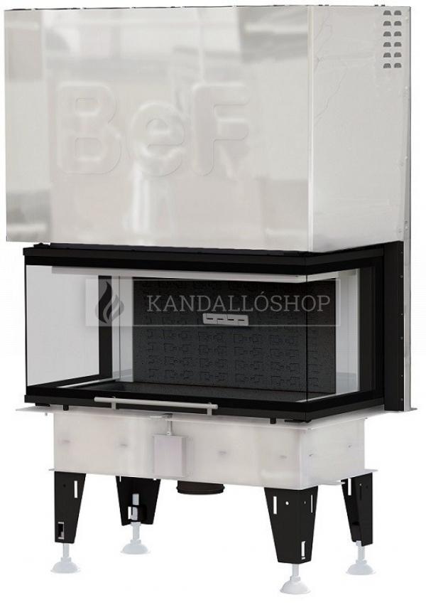 BeF Royal V 8 C háromoldalú légfűtéses kandallóbetét liftes tolóajtóval kandalloshop