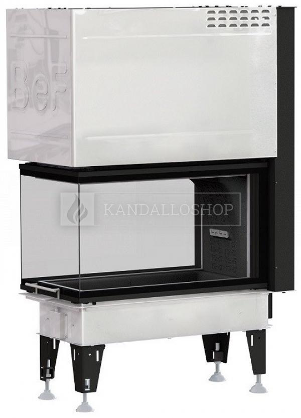 BeF Royal V 8 U háromoldalú légfűtéses kandallóbetét liftes tolóajtóval kandalloshop