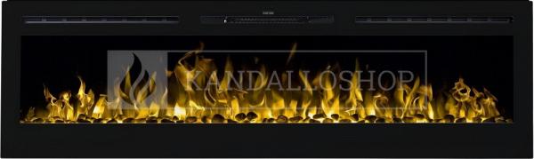 Aflamo Majestic 65 elektromos látvány kandalló távirányítóval fekete kandalloshop