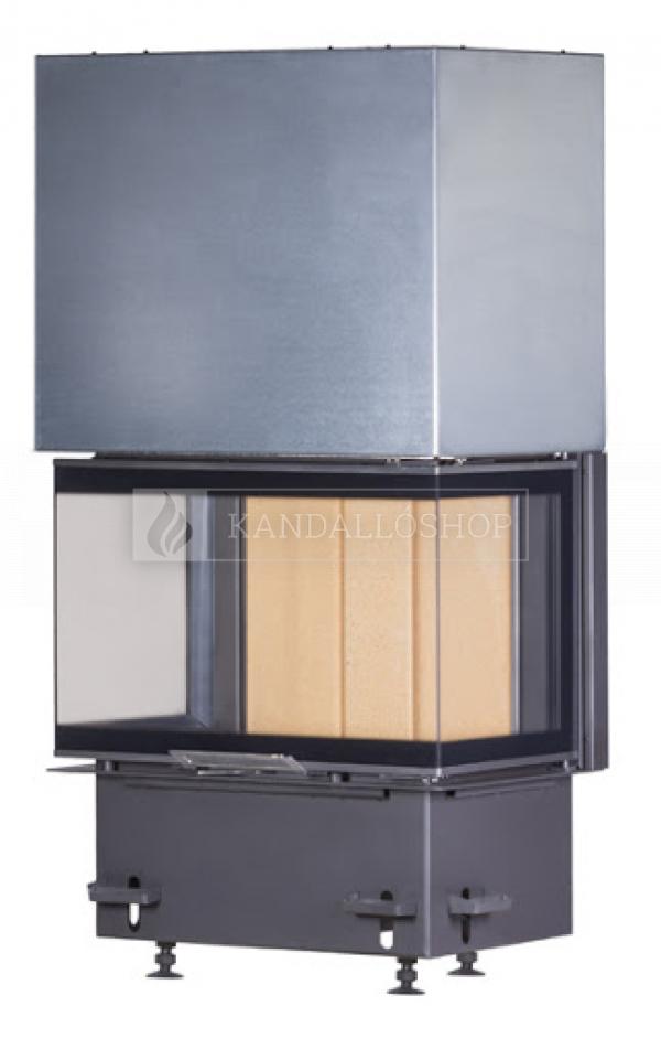 Kobok Chopok 2R90 S/380 VD 925/450 510 570 légfűtéses háromoldalú kandallóbetét liftes tolóajtóval kandalloshop