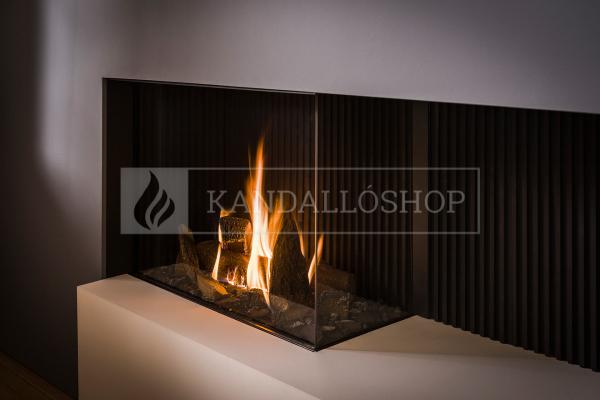 Trimline 83 Corner osztott üvegű gázkandallóbetét kandalloshop