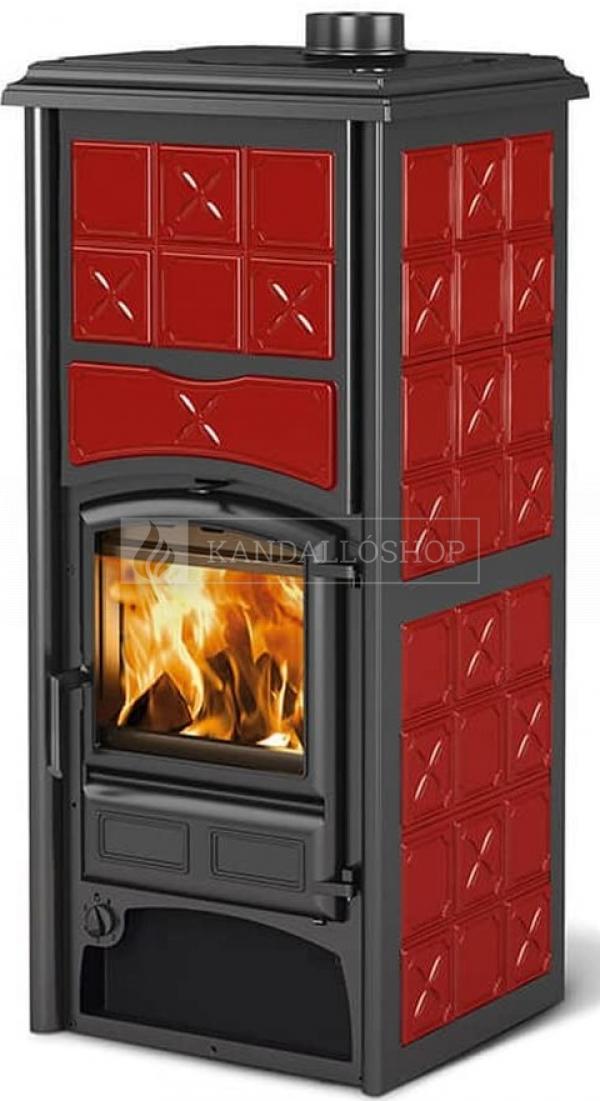 La Nordica Loriet S D.S.A vízteres kandallókályha majolika burkolattal kandalloshop