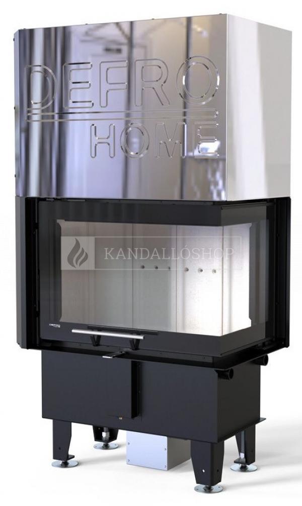 Defro Home Intra SM BP MINI G légfűtéses sarki üvegű kandallóbetét liftes tolóajtóval kandalloshop