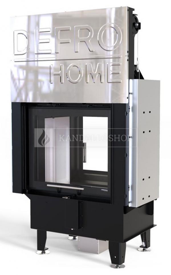 Defro Home Intra SM T G kétoldali légfűtéses kandallóbetét sík üveggel és liftes tolóajtóval kandalloshop