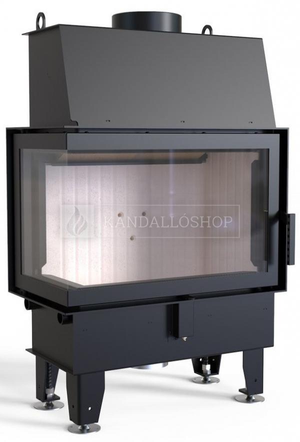 Defro Home IMPULS SM BL légfűtéses kandallóbetét balos sarki üveggel kandalloshop