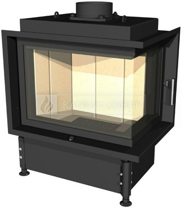 Kobok Kazeta R90 73 LD 730/510-S/450 P RAM 4S A légfűtéses sarki kandallóbetét samott tűztérrel kandalloshop
