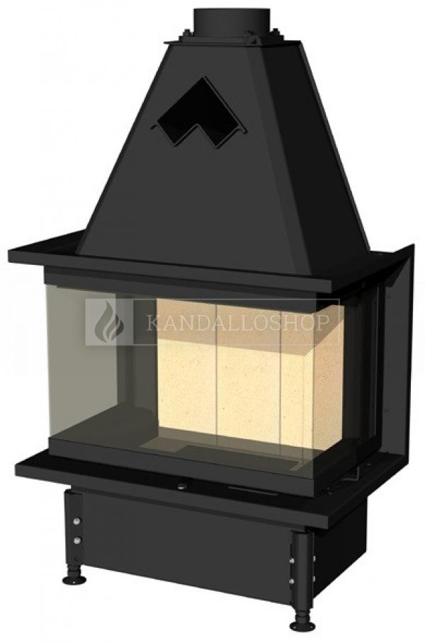 Kobok Chopok 2R90 84 LD 840/450 510 570-S/450 exkluzív három oldalú kandallóbetét oldalra nyíló ajtóval kandalloshop