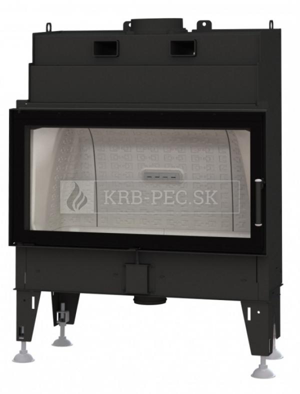 BeF Therm 10 kvalitná, dizajnová, moderná krbová vložka s otváraním do boku krb-pec