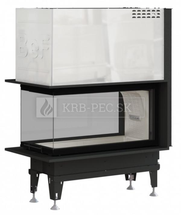 BeF Therm V 10 U dizajnová, luxusná krbová vložka s výsuvnými dvierkami krb-pec