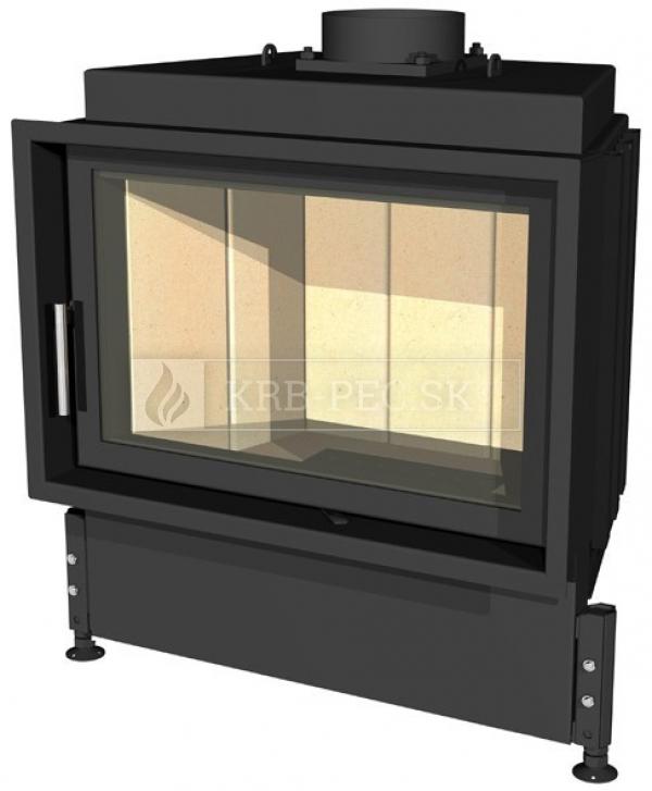 Kobok Kazeta L 67 LD 670/450 510 kvalitná rovná krbová vložka krb-pec