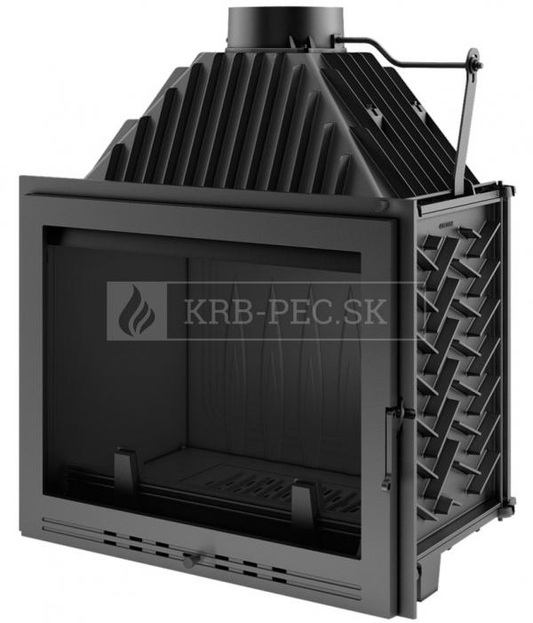 Kratki Amelia LUX teplovzdušná krbová vložka krb-pec