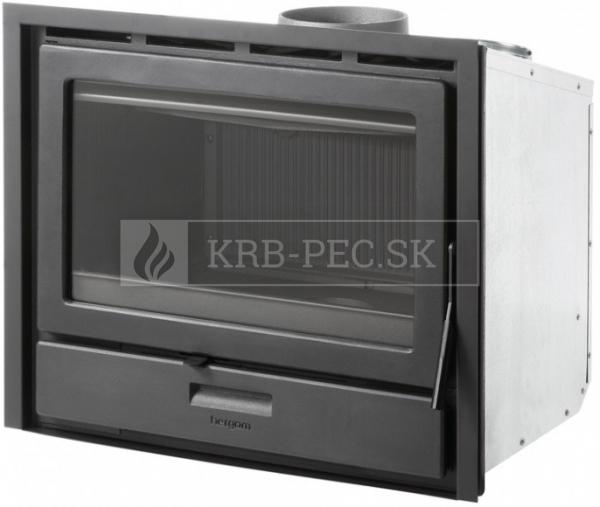 Hergóm C-12 liatinová krbová vložka s ventilátormi krb-pec