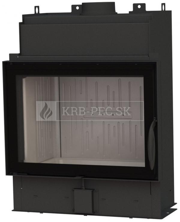 BeF Fire Bear 7 teplovzdušná krbová vložka rovná krb-pec
