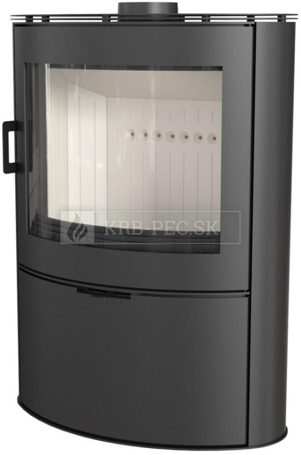 Kratki KOZA AB S/2 oceľové krbové kachle krb-pec