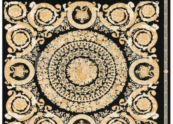 A.S. Création - Versace Wallpaper IV #37055-3 luxusná vliesová tapeta s vinylovým povrchom krb-pec