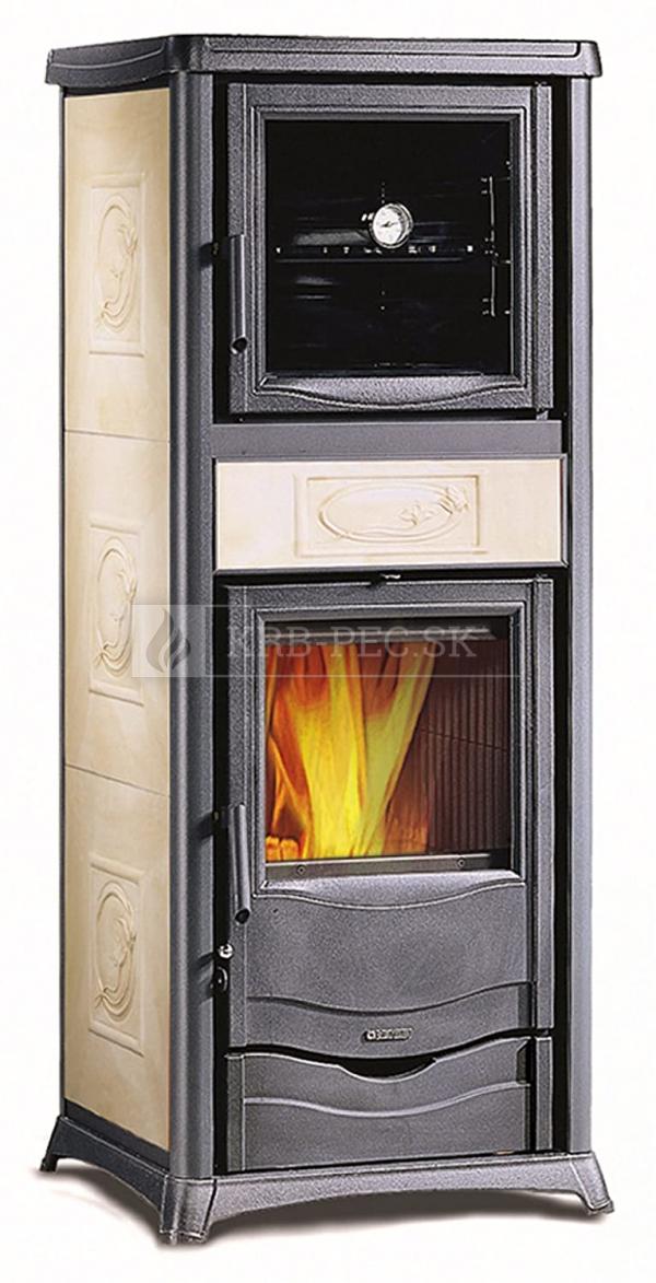 La Nordica TermoRossella teplovodné krbové kachle so smaltovanou rúrou krb-pec