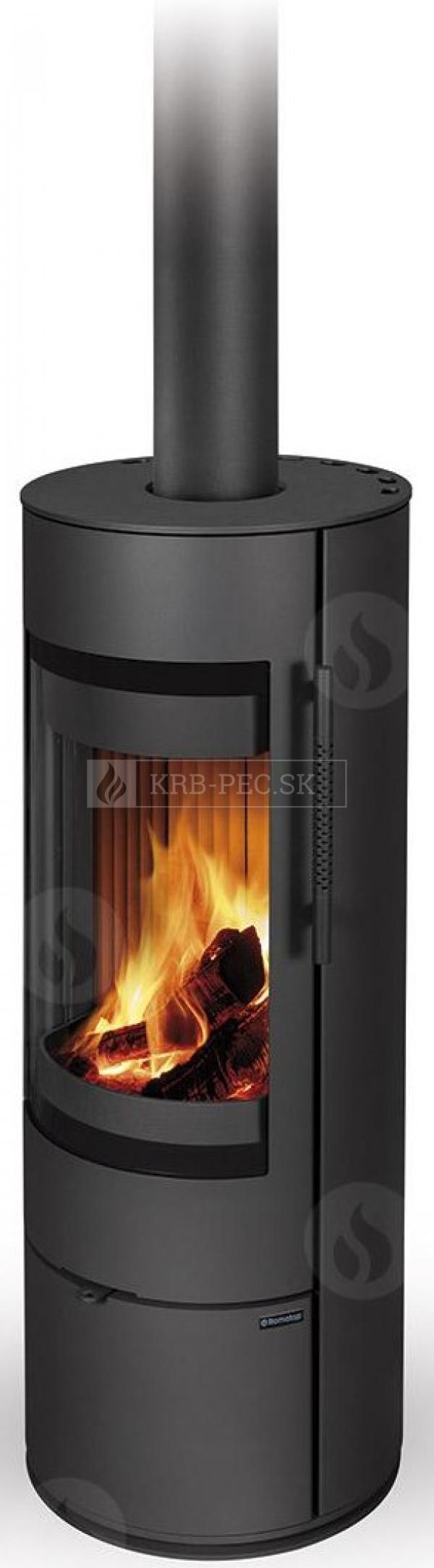 Romotop Luanco N 03 klasické plechové krbové kachle so šamotovým ohniskom krb-pec