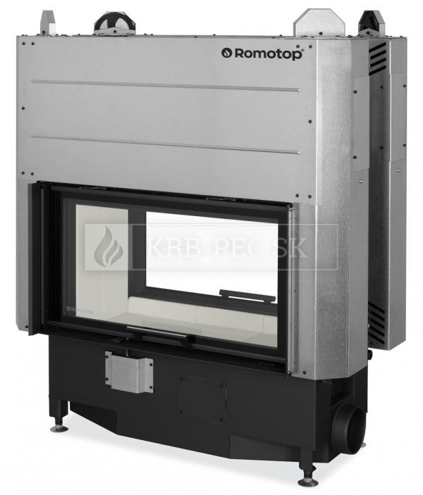 Romotop Heat T 3g L 88.50.01 krbová vložka so šamotovým ohniskom a výsuvnými dvierkami krb-pec