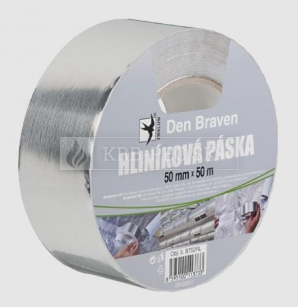 Hliníková páska 100 mm x 50 m krb-pec