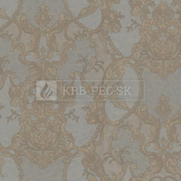 Zambaiti Parati Philipp Plein #Z80043 luxusná vliesová tapeta s vinylovým povrchom krb-pec