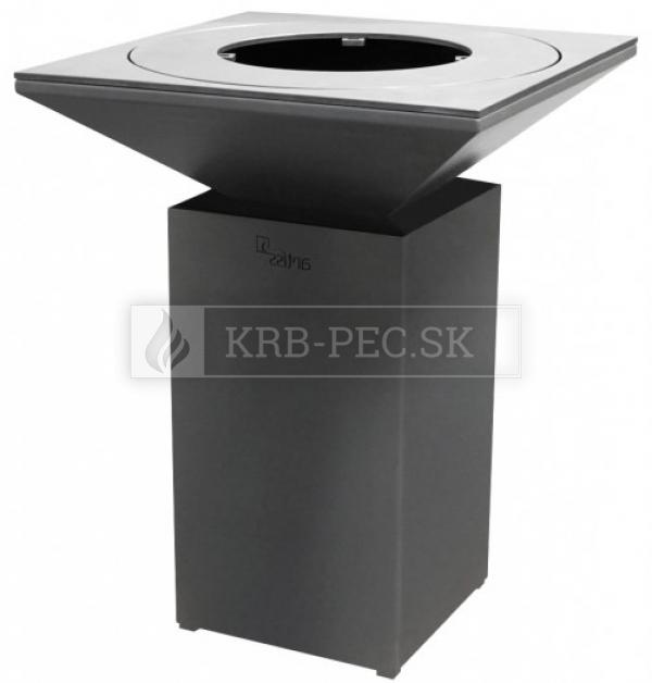 Artiss záhradný gril G7 Basic grafit so skvelou výbavou krb-pec