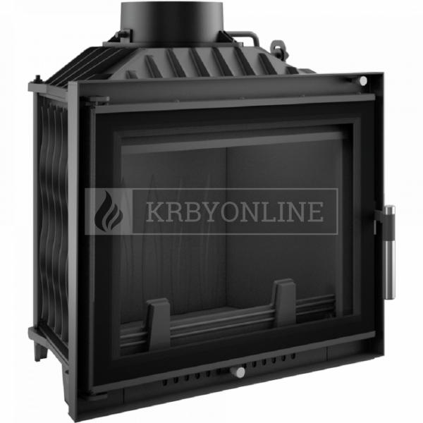 Kratki Antek 10 kW DECO rovná liatinová veľká krbová vložka krbyonline