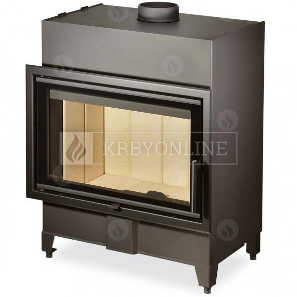 Romotop Heat 2g 70.44.01 oceľová, teplovzdušná, rovná krbová vložka krbyonline, krb, krby, kozub