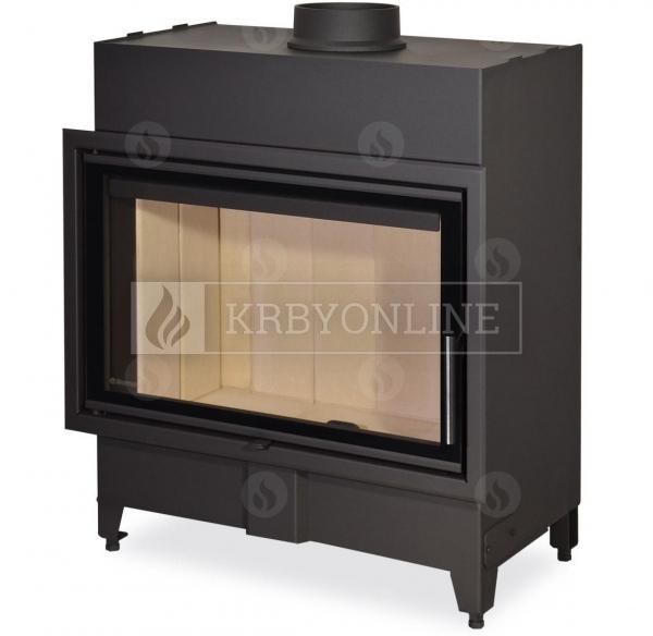 Romotop Heat 2g 80.50.01 oceľová, teplovzdušná, rovná krbová vložka krbyonline, krb, krby, kozub