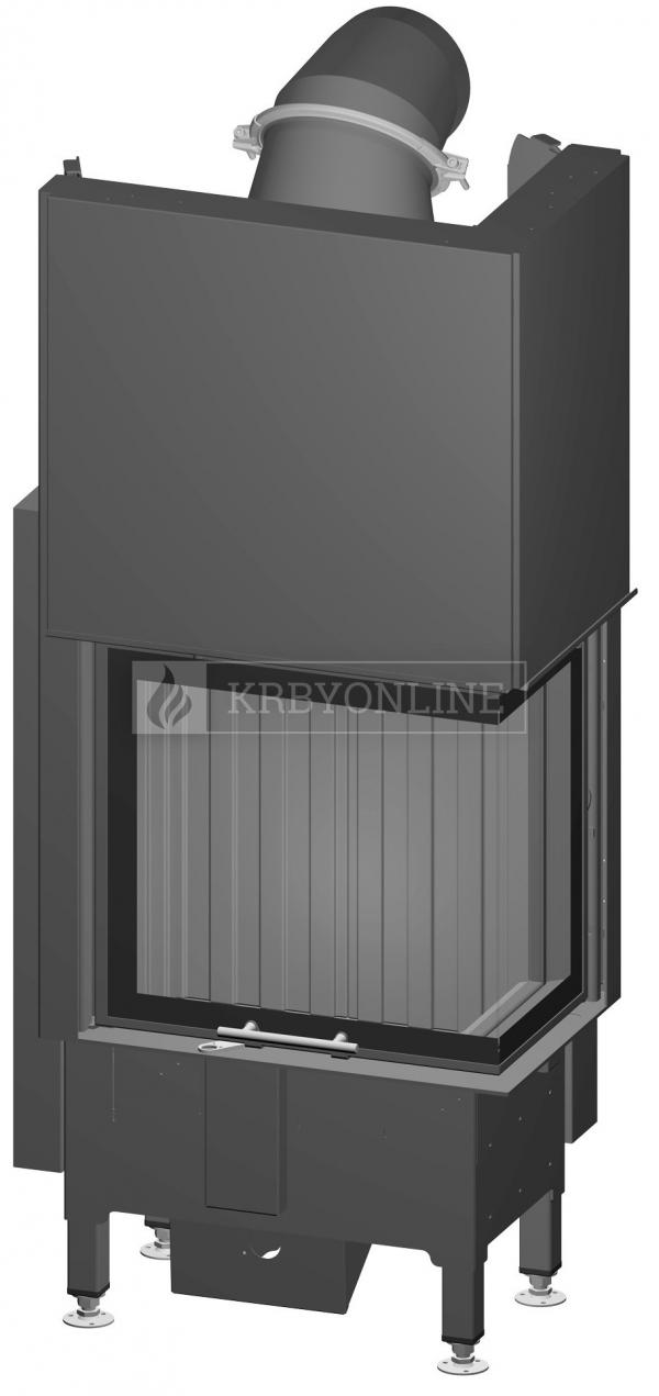 Spartherm Varia 2 L/Rh 50 rohová oceľová krbová vložka s výsuvnými dvierkami krbyonline