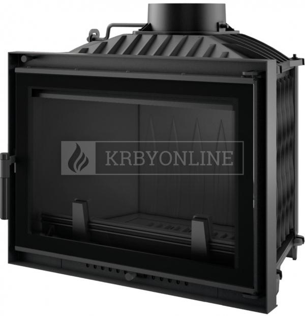Kratki Wiktor DECO teplovzdušná krbová vložka s dizajnovým sklom typu Glass krbyonline