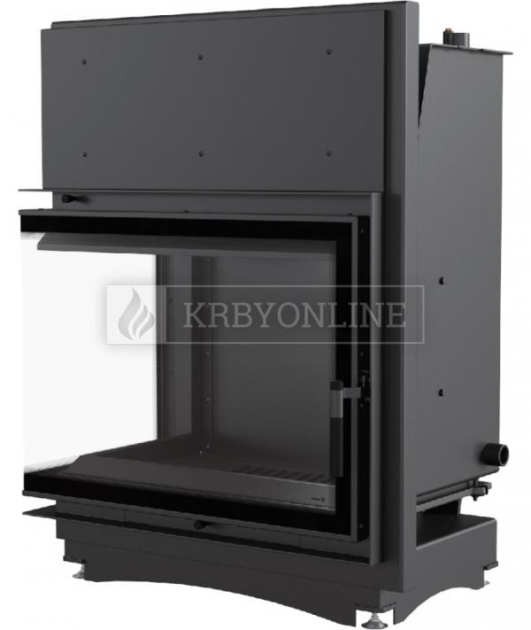 Kratki Amelia 24 BS L DECO W teplovodná krbová vložka ľavé bočné presklenie DECO sklo krbyonline